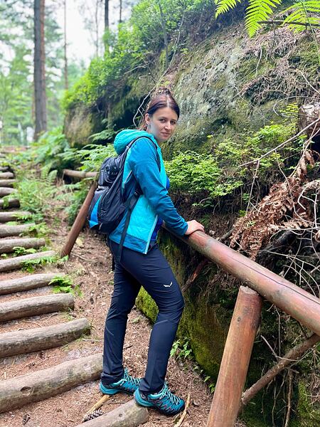 Ženske hlače Salewa Pedroc 2 DST W LIGHT PANTS Lady - imaju površinsku obradu DWR bez PFC-a