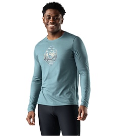 Muška majica SMARTWOOL M WANDER VALLEY ACTIVE LONG SLEEVE G